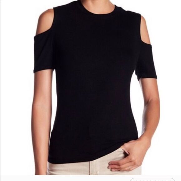 𝅺- Joes jean cold shoulder top - Picture 1 of 1